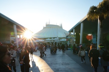 Sunset at Space Mountain